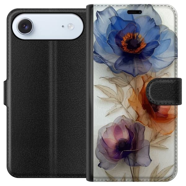 Plånboksfodral till Apple iPhone 17 Air med Silkesblommor
