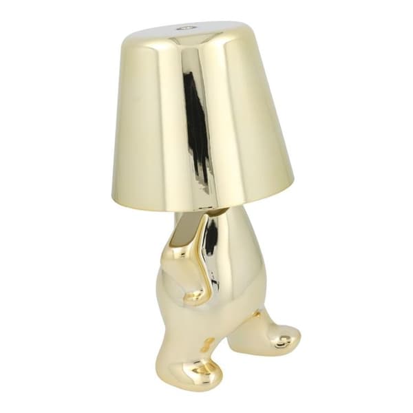 Sengebordlampe GOLD MAN Stående (model 1) MLTL Guld