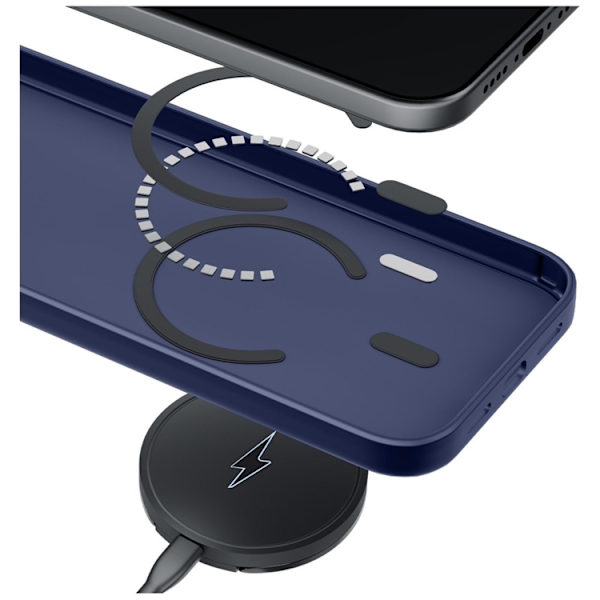 3MK Mobilskal För iPhone 17 Magsafe Smoke - Blå Blå