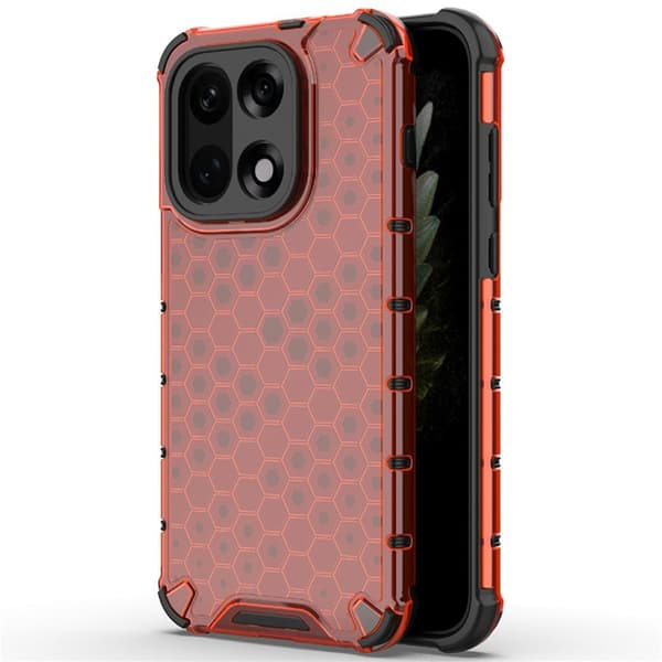 Mobilskal till OnePlus 15 5G Honeycomb Shape Röd