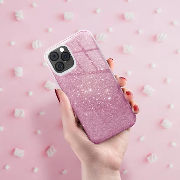 Telefontaske til Galaxy A05s Shining - Pink Rosa