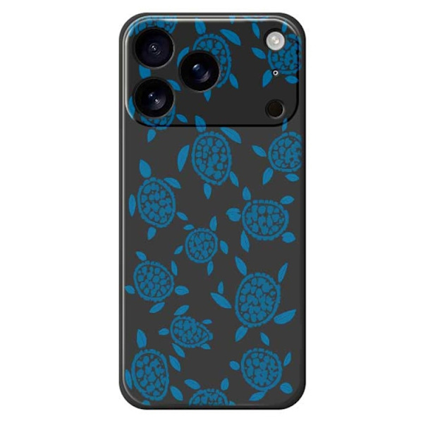 Mobilskal till iPhone 17 Pro Turtle Pattern Straight Edge - Svart Svart