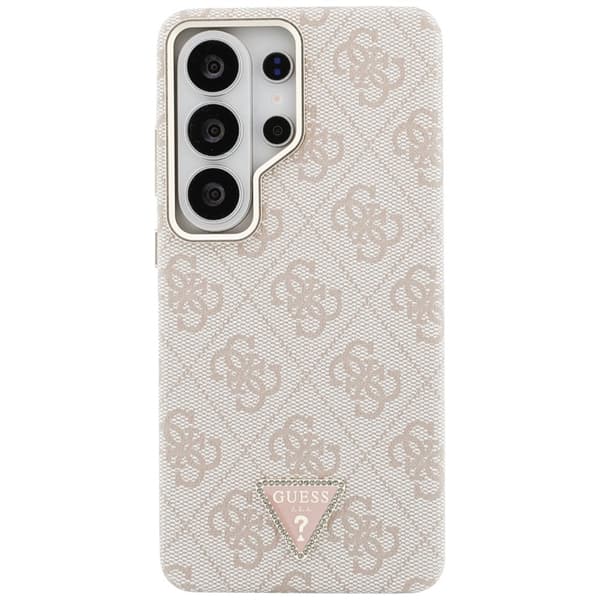 Guess Mobilskal För Galaxy S26 Ultra MagSafe 4G Triangle Logo - Rosa Rosa