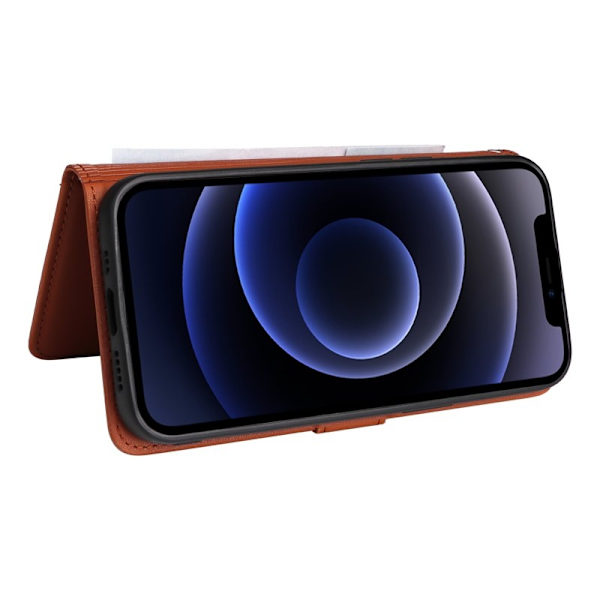 BETOPNICE iPhone 12 mini Plånboksfodral - Avtagbart Konstläder - Brun