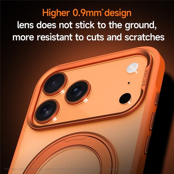 SULADA-puhelinkotelo iPhone 17 Pro Max -puhelimelle MagSafe Anti-Fingerprints Orange