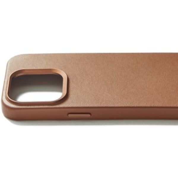 Mujjo iPhone 15 Pro Mobilskal Läder - Brun