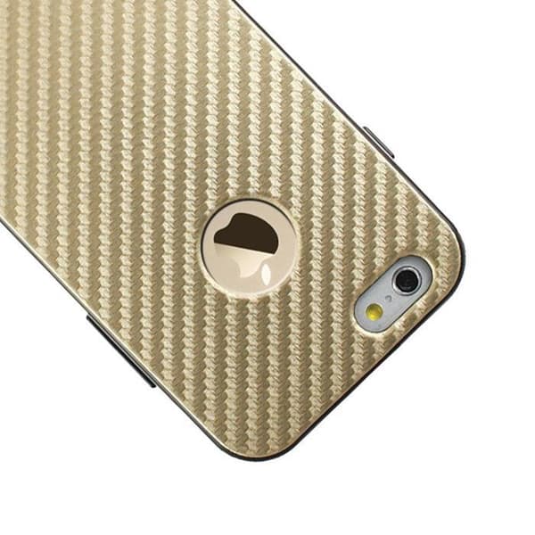 Holdbart Mercury Bumper Skin Cover til Apple iPhone 6S Guld Guld