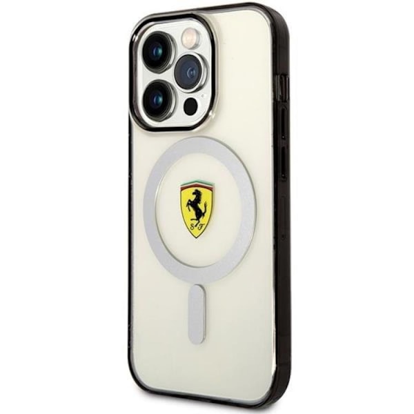 Ferrari iPhone 14 Pro Max Mobilskal Magsafe Outline - Transparent