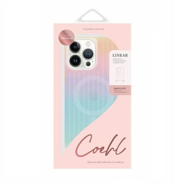 Uniq Mobilskal till iPhone 16 Pro Max Magsafe Coehl Linear - Opal Flerfärgad