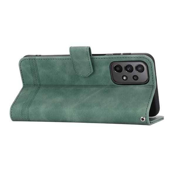 DIERFENG DF-03 Plånboksfodral för Samsung Galaxy A23 5G - Konstläder - Grön