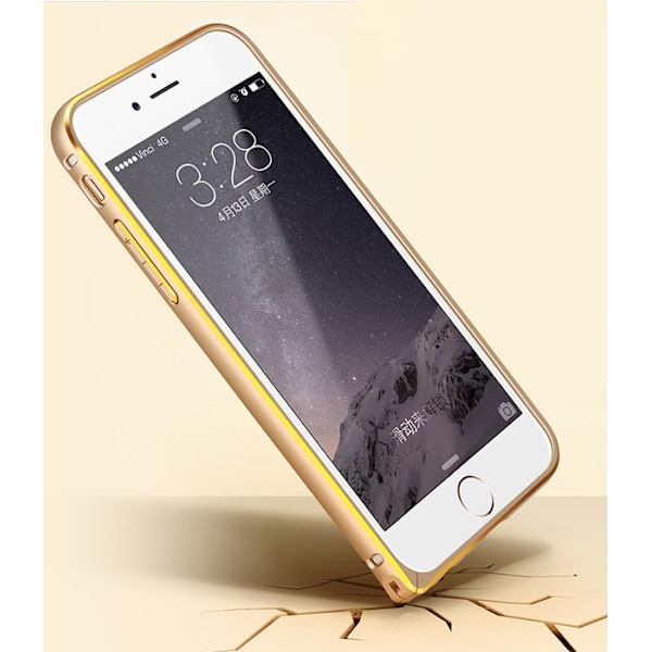 JFX Metallbumper-skal till Apple iPhone 6(S) Plus (Rose Gold)