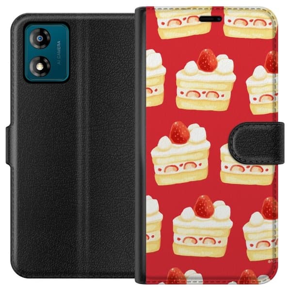 Pung Taske til Motorola Moto E13 med kage