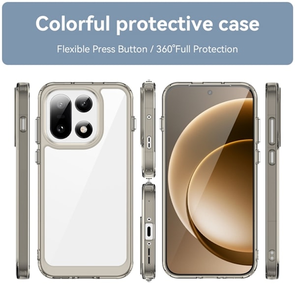 Mobilskal till OnePlus 15 5G TPU + Acrylic Protective - Grå Grå