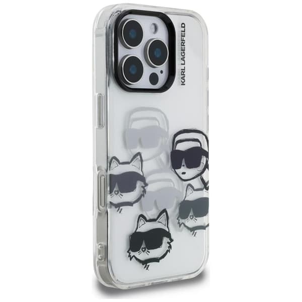 Karl Lagerfeld Mobilskal till iPhone 16 Pro Max IML Multi K&C Head Transparent