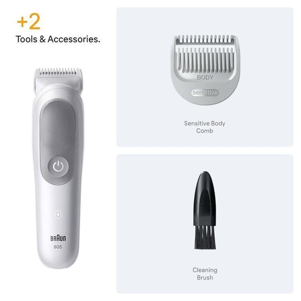 Braun Body Groomer BG 5500 Gentle - Grå