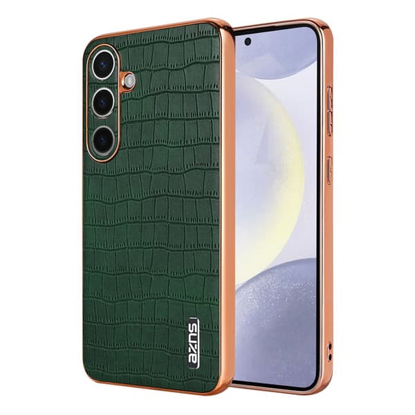 AZNS Mobilskal för Samsung Galaxy S26 Plus PU + TPU - Grön