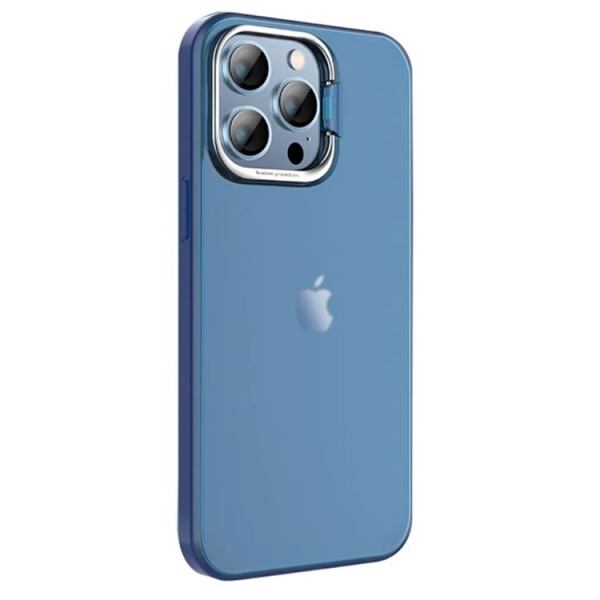 X-Level iPhone 15 Pro Max -mobiilisuojus kameratelineellä - tummansininen