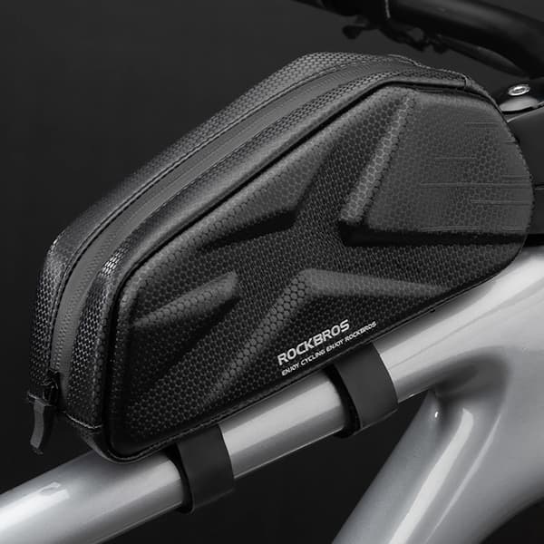 Rockbros Stiv Cykeltaske Til Ramme eller Toprør 1.4L - Sort