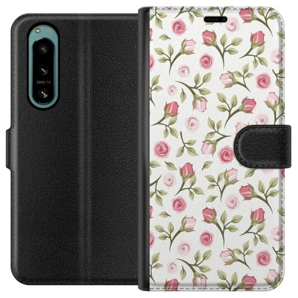 Pung Taske til Sony Xperia 5 IV med Blomster