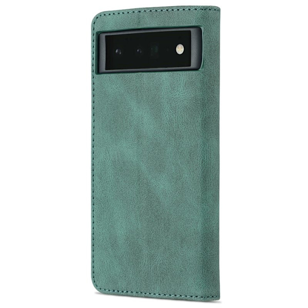 AZNS Google Pixel 6 Plånboksfodral TPU+Konstläder - Grön