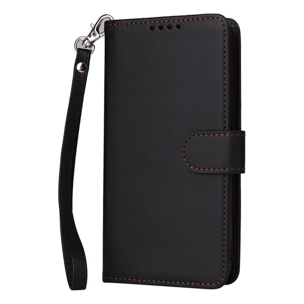 BETOPNICE iPhone 17 Plånboksfodral Magnetiskt Detachable Konstläder - Svart