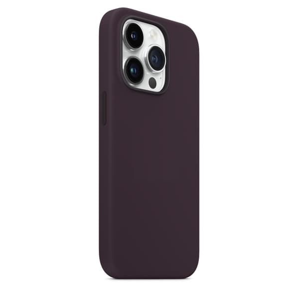 BOOM iPhone 14 Pro Max Etui Magsafe Flydende Silikone - Lys Lilla Vinröd