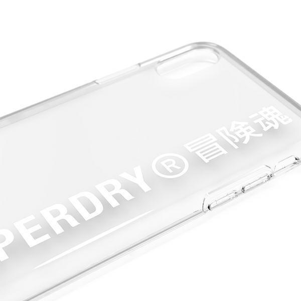 SuperDry Snap Suojakuori iPhone X / XS - Valkoinen