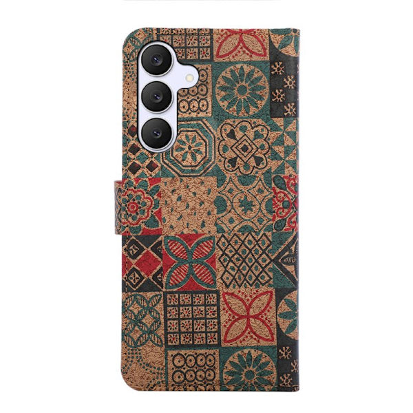 Plånboksfodral för Samsung Galaxy S26 Plus Konstläder Ställ - Blommor