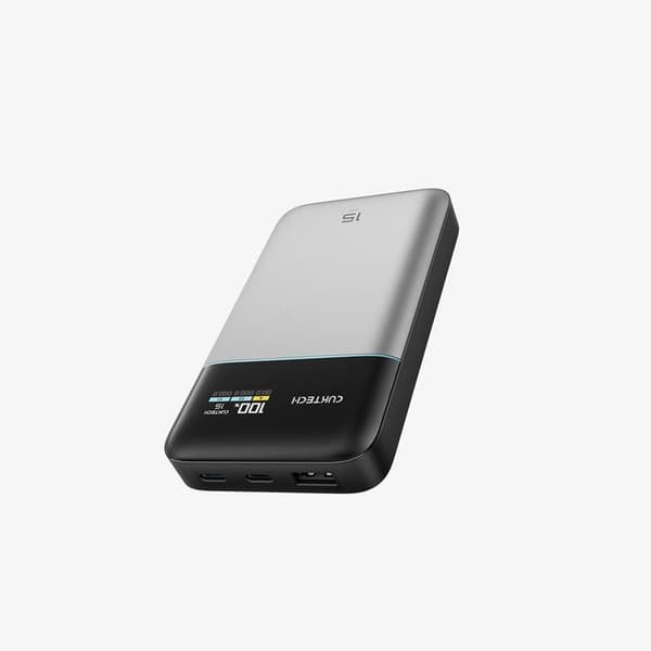 Cuktech Powerbank 15000 mAh 100W PB150S - Grå