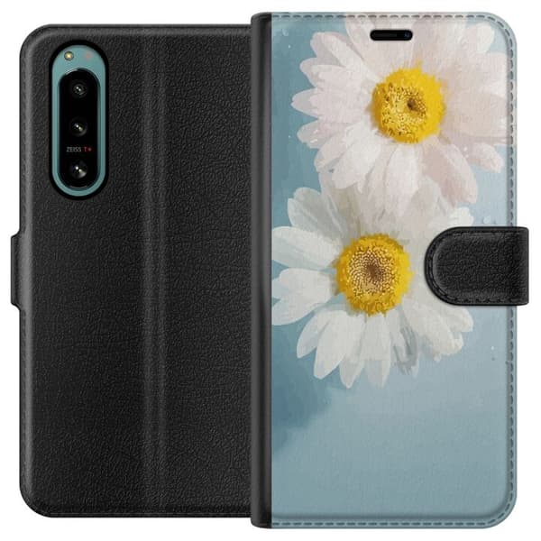 Pung Taske til Sony Xperia 5 IV med sommerblomster