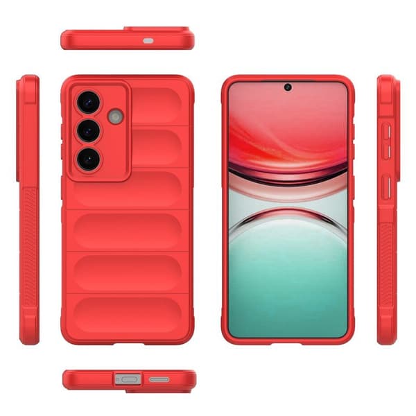 WANLONFENG Mobilskal för Samsung Galaxy S26 TPU - Röd
