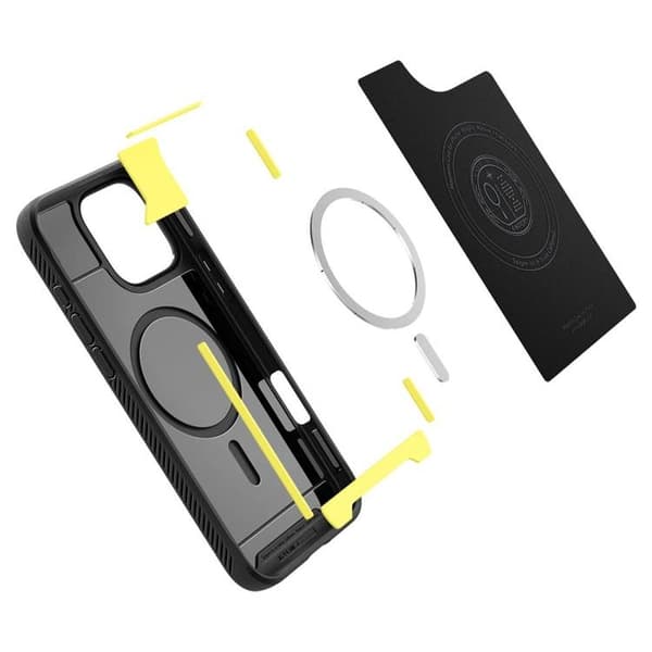 Spigen Mobilskal till iPhone 16 Pro Max Magsafe Rugged Armor - Svart Svart