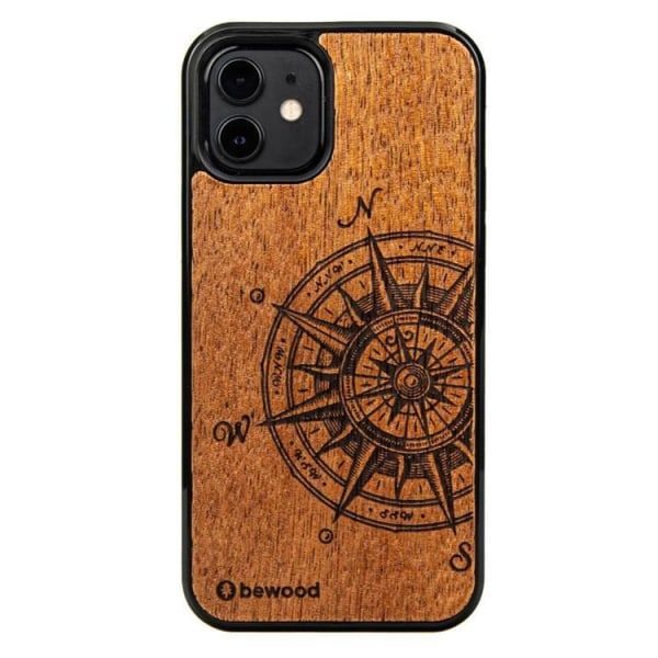 Bewood iPhone 12/12 Pro mobiltaske Magsafe Wooden Traveler