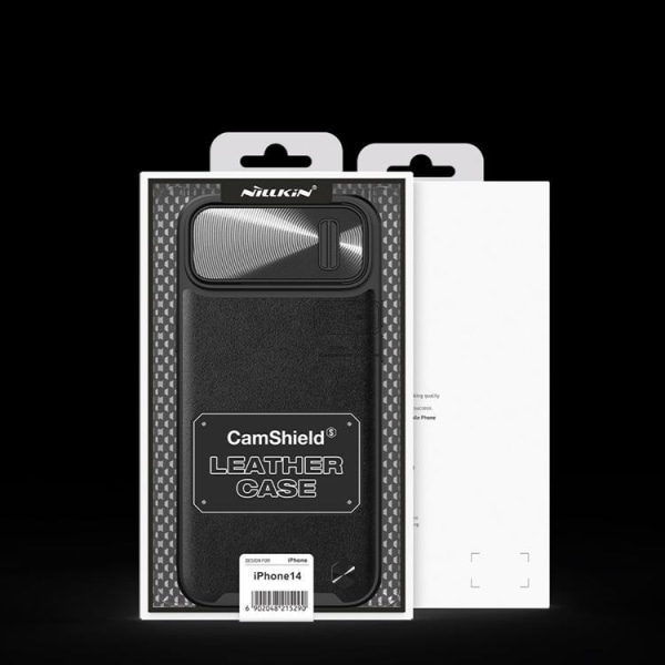 Nillkin iPhone 14 Pro Max etui CamShield Læder S - Sort