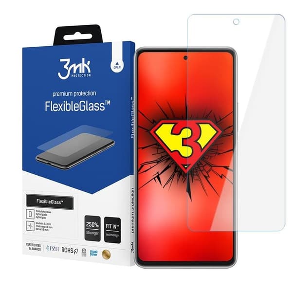 3mk Karkaistu lasi näytönsuoja Galaxy A53 5G - Läpinäkyvä Transparent