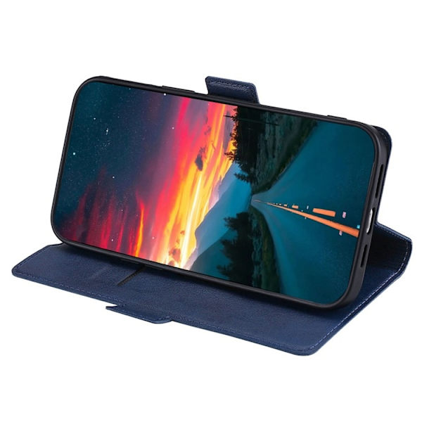 Xiaomi 13 Lite Plånboksfodral Dual Magnetic Clasp - Blå