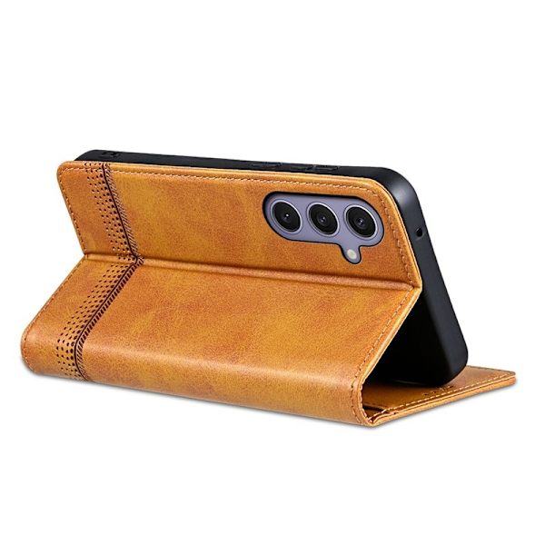 AZNS Samsung Galaxy A17 Plånboksfodral Konstläder - Brun