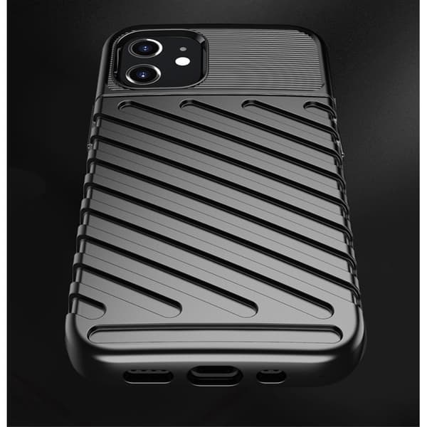 Thunder Twill Tekstur Taske til iPhone 12 Mini - Grøn Green
