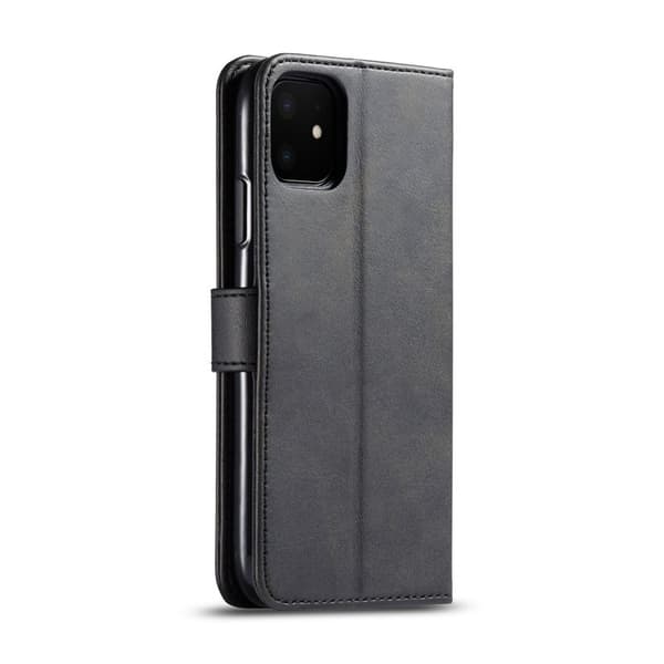 LC.imeeke iPhone 11 Plånboksfodral i Konstläder - Svart
