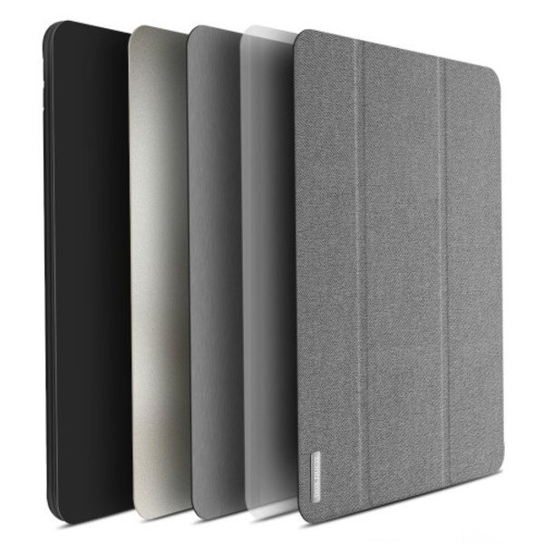 Dux Ducis Tri-Fold Läderfodral till iPad 9.7 2018 - Grå grå