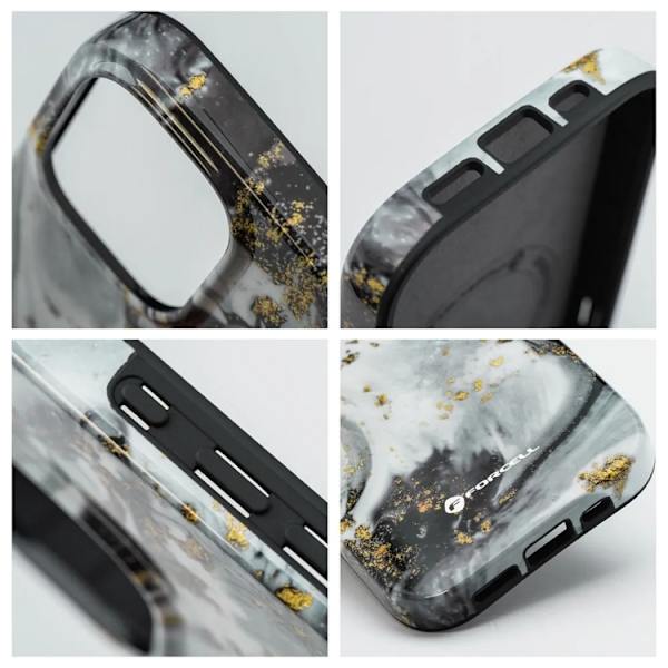Forcell Mobilskal till iPhone 15 MagSafe Mirage - Silver Fog Silver