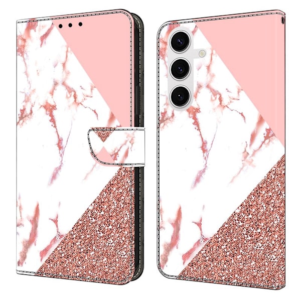 Plånboksfodral för Samsung Galaxy S26 Plus Mönstertryck Ställ - Grå