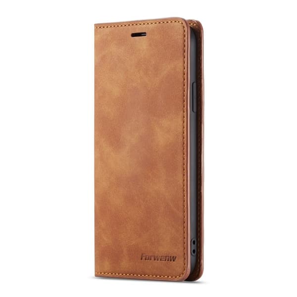 FORWENW Fantasy Series iPhone XS Plånboksfodral Konstläder - Brun