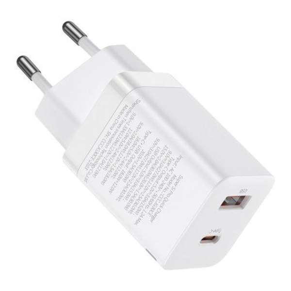 Baseus Super Pro Väggladdare USB-C 30W - Vit Vit