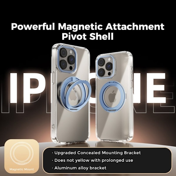 ABEEL Q-LUCK Mobilskal till iPhone 13 Pro Max Shockproof Blå