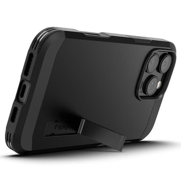 Spigen telefontaske til iPhone 16 Pro Max MagSafe Tough Armor T - Sort Svart