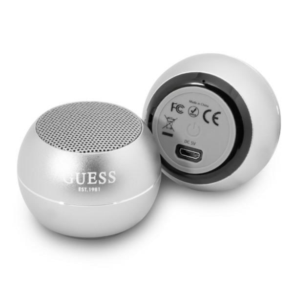 Guess Bluetooth Högtalare Mini - Grå Grå