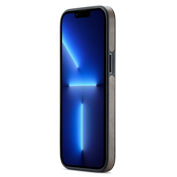 DG.MING Mobilskal till iPhone 13 Pro Logo View Anti-Fall Brun