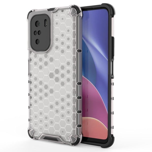 Hunajakennopanssari puskurin suoja Redmi Poco F3 - läpinäkyvä
