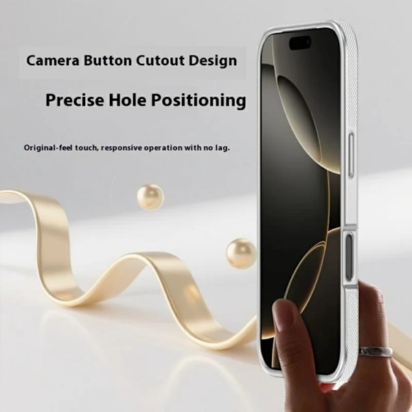 Mobilskal till iPhone 17 Pro Max Magsafe Diamond Texture - Grå Grå